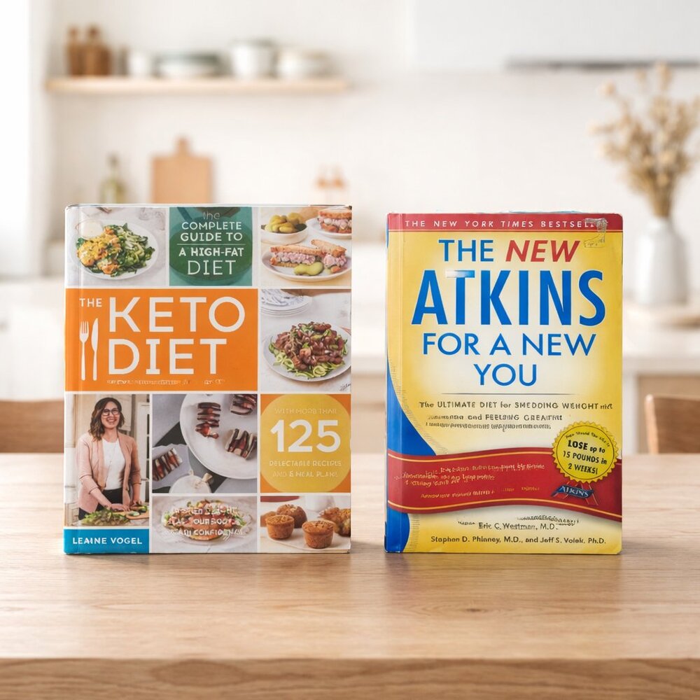 THE KETO DIET - THE NEW ATKINS FOR A NEW YOU - BOOKS